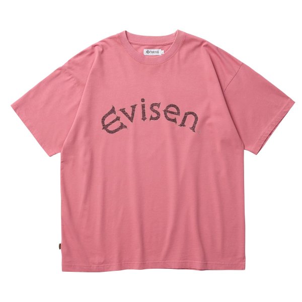 画像1: EVISEN | ARCH LOGO TEE - PINK［26SU_T01］ (1)