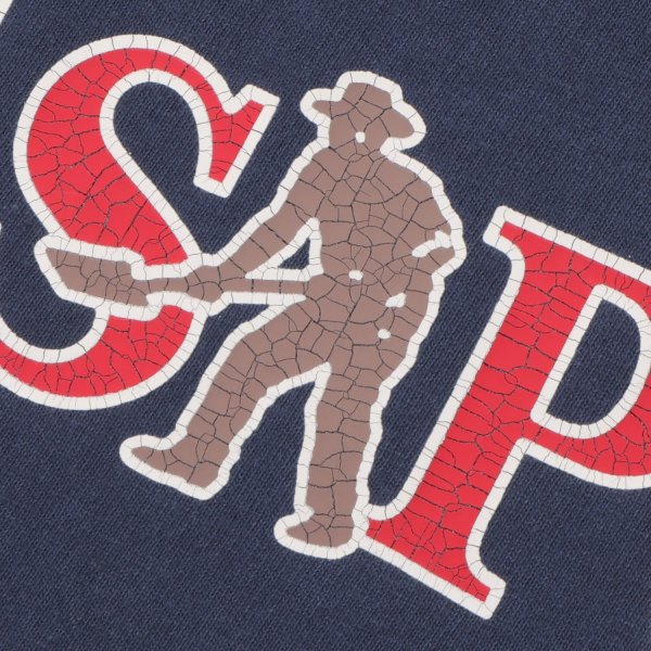 画像4: PASS~PORT | OFFICIAL CONTRAST TEE - WASHED NAVY (4)