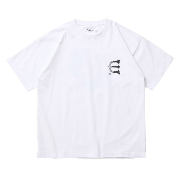 画像2: EVISEN | EVI TARO TEE - WHITE［26SU_T06］ (2)