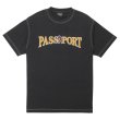 画像1: PASS~PORT | OFFICIAL CONTRAST TEE - WASHED BLACK (1)