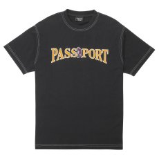 画像1: PASS~PORT | OFFICIAL CONTRAST TEE - WASHED BLACK (1)