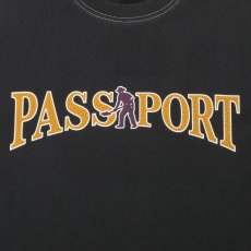 画像3: PASS~PORT | OFFICIAL CONTRAST TEE - WASHED BLACK (3)