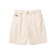画像1: EVISEN | SUSHI DENIM SHORTS - IVORY［26SU_B01］ (1)