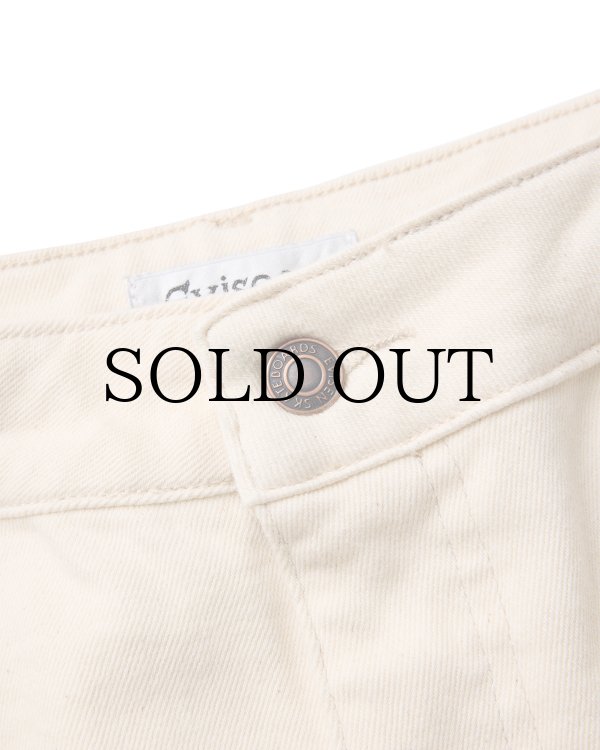 画像5: EVISEN | SUSHI DENIM SHORTS - IVORY［26SU_B01］ (5)