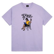 画像1: PASS~PORT | MINIMAL OUTPUT TEE - LAVENDER (1)