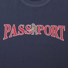 画像3: PASS~PORT | OFFICIAL CONTRAST TEE - WASHED NAVY (3)