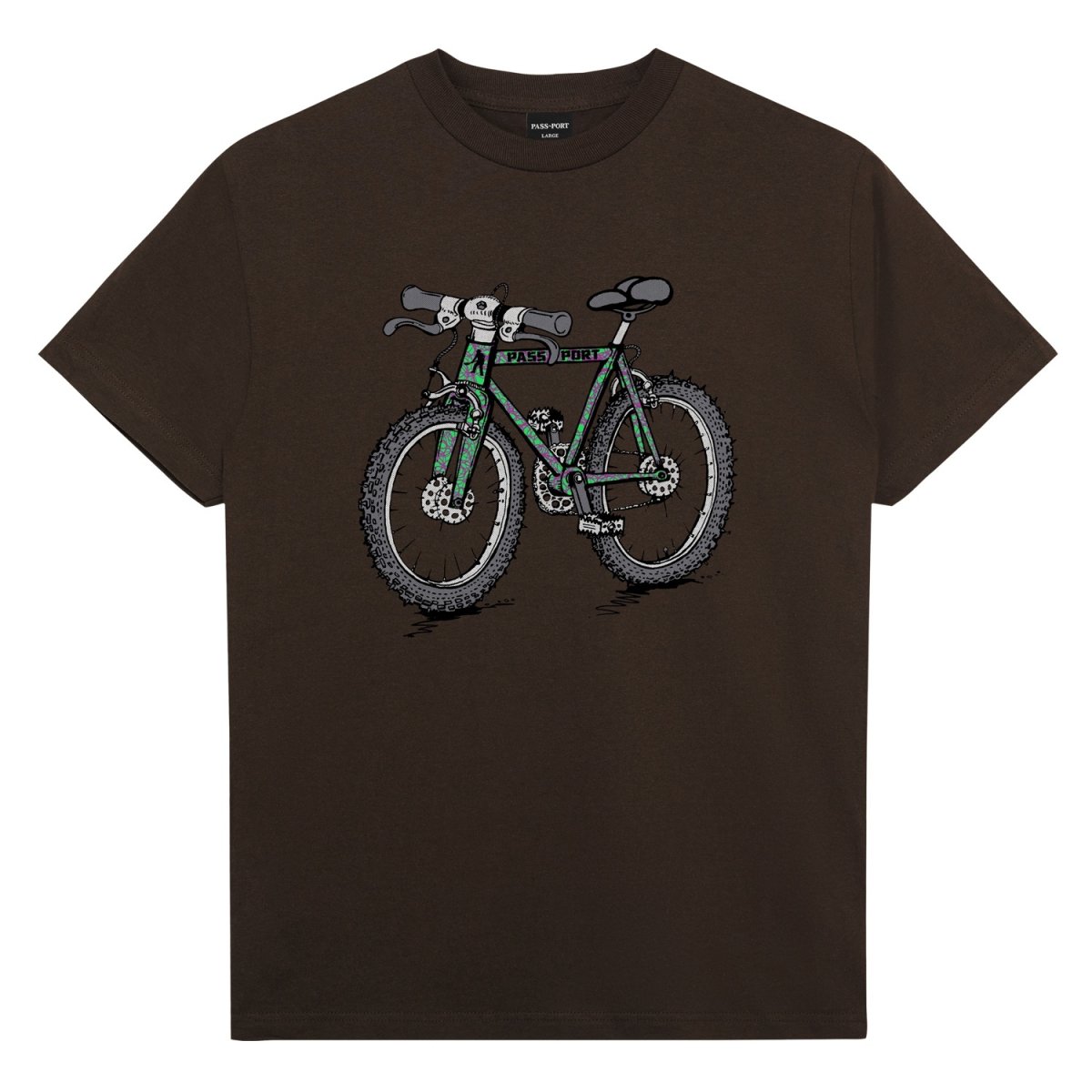 画像1: PASS~PORT |  ONE SPEED TEE - BARK (1)
