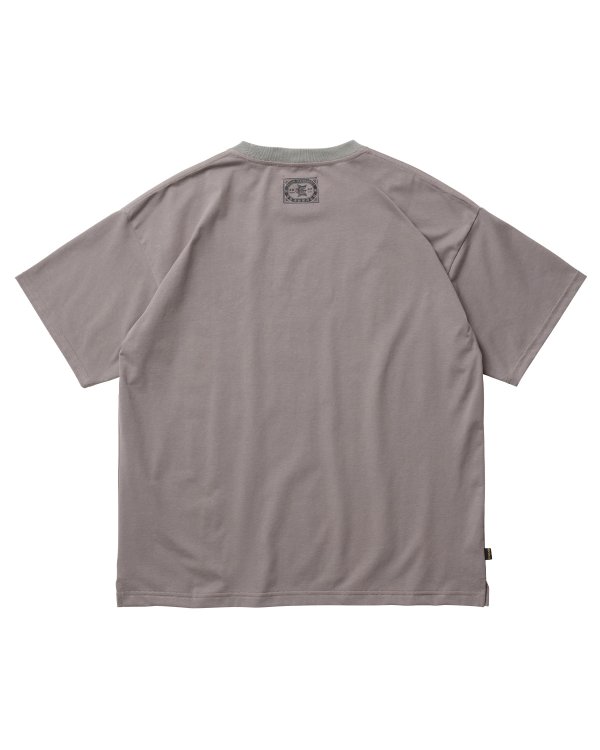 画像2: EVISEN | POWER PLAY WORLD TEE CHARCOAL［26SU_T02］ (2)