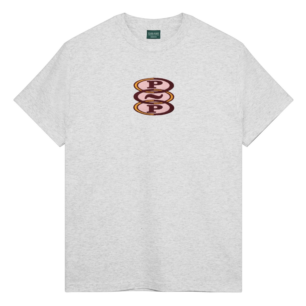 画像1: PASS~PORT |  HOOPS TEE - ASH (The Organic Cotton) (1)