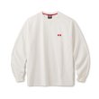 画像1: FTC | PIGMENT DYED SMALL LOGO LS TOP - WHITE (1)