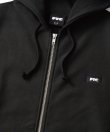 画像2: FTC | SMALL BOX LOGO ZIP UP HOODY - BLACK (2)