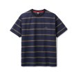 画像1: FTC | STRIPE TEE - NAVY (1)