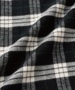 画像4: FTC | PLAID NEL SHIRT - BLACK (4)
