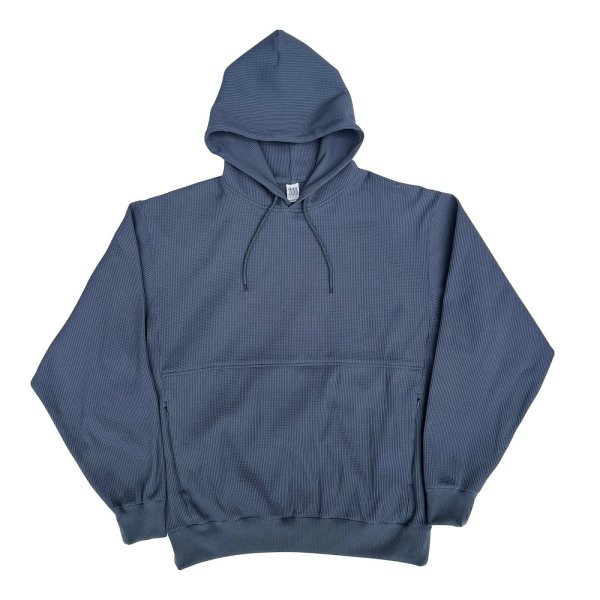 画像1: COMFORTABLE REASON | POLY WAFFLE PARKA - BLUE (1)