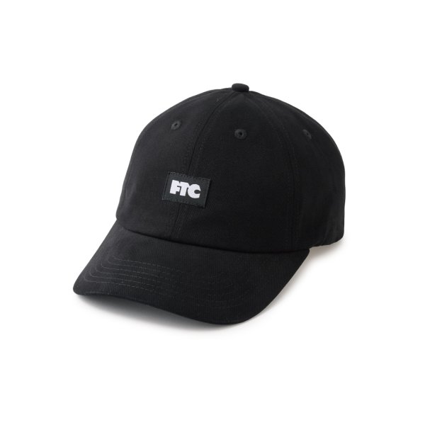 画像1: FTC | SMALL LOGO 6 PANEL - BLACK (1)