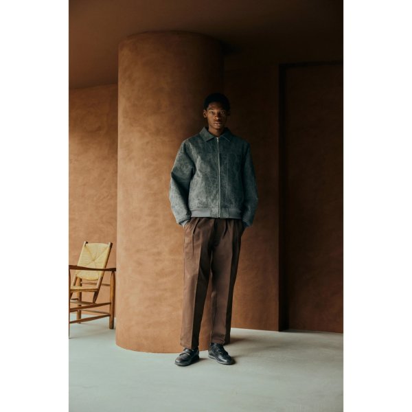 画像4: COMFORTABLE REASON | DAILY WORK SLACKS - BROWN (4)