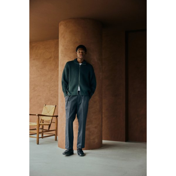 画像4: COMFORTABLE REASON | DAILY WORK SLACKS - CHARCOAL (4)