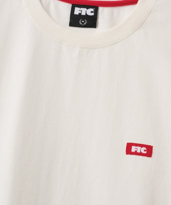 画像2: FTC | PIGMENT DYED SMALL LOGO LS TOP - WHITE (2)