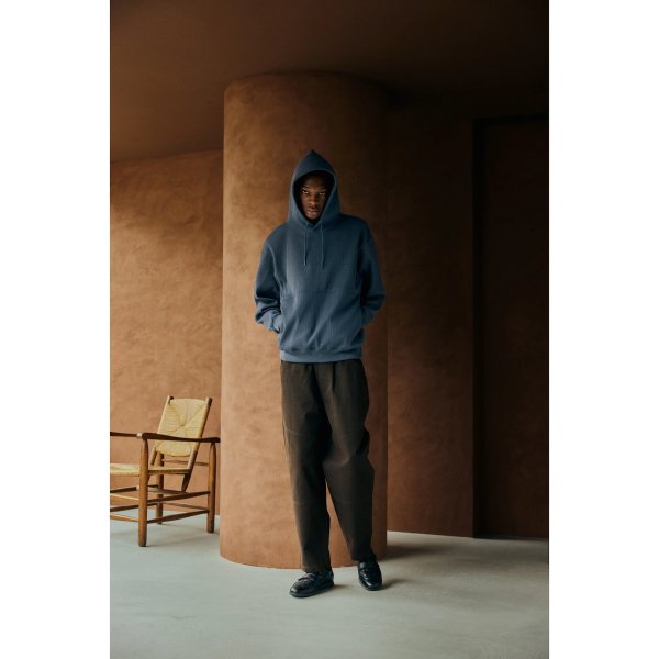 画像9: COMFORTABLE REASON | POLY WAFFLE PARKA - BLUE (9)