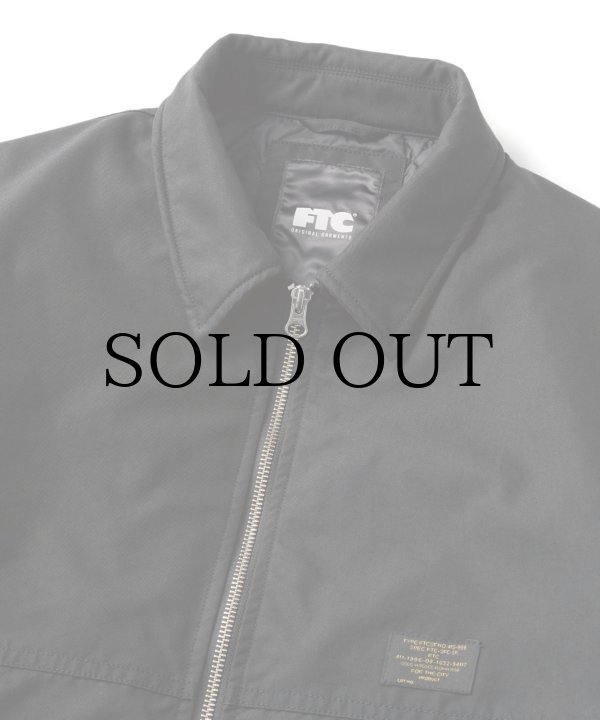 画像2: FTC | TWILL WORK JACKET - BLACK (2)