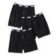 画像1: FTC | BOXER TRUNKS / 3 packs - BLACK (1)