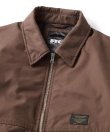 画像2: FTC | TWILL WORK JACKET - BROWN (2)