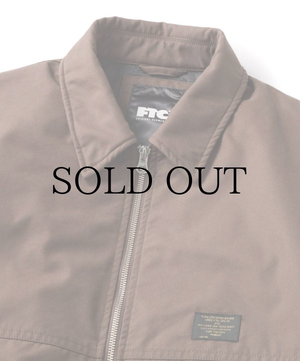 画像2: FTC | TWILL WORK JACKET - BROWN (2)