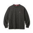画像1: FTC | PIGMENT DYED SMALL LOGO LS TOP - BLACK (1)