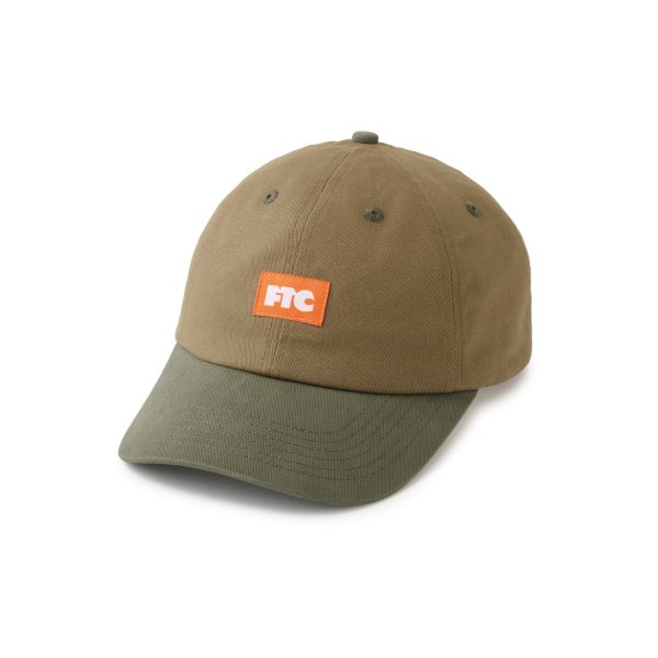 画像1: FTC | SMALL LOGO 6 PANEL - OLIVE (1)