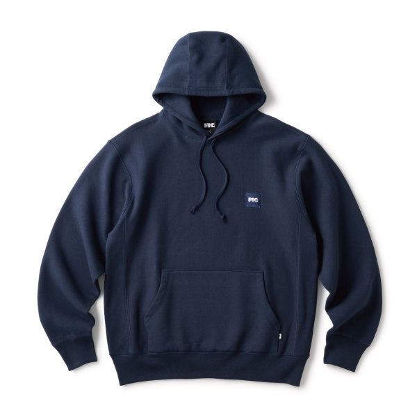 画像1: FTC | BOX LOGO PULLOVER HOODY - NAVY (1)