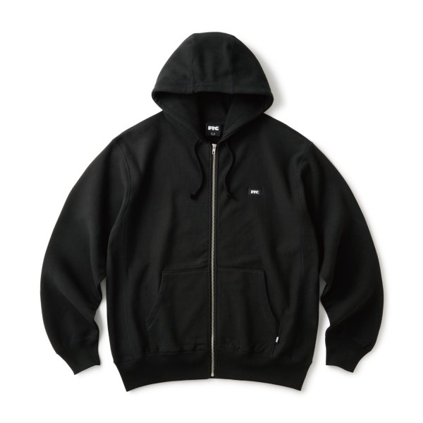 画像1: FTC | SMALL BOX LOGO ZIP UP HOODY - BLACK (1)