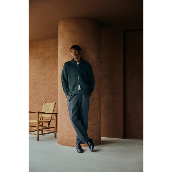 画像5: COMFORTABLE REASON | DAILY WORK SLACKS - CHARCOAL (5)