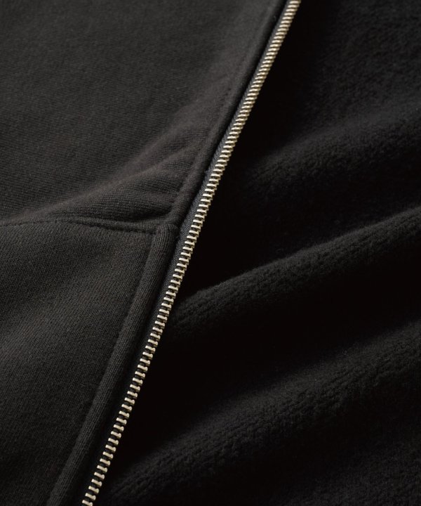 画像4: FTC | SMALL BOX LOGO ZIP UP HOODY - BLACK (4)