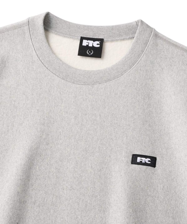 画像2: FTC | SMALL BOX LOGO CREW NECK - GRAY (2)
