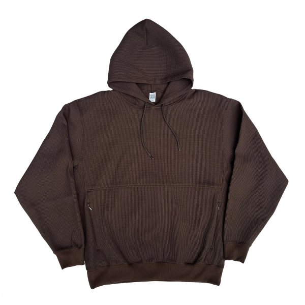 画像1: COMFORTABLE REASON | POLY WAFFLE PARKA - BROWN (1)