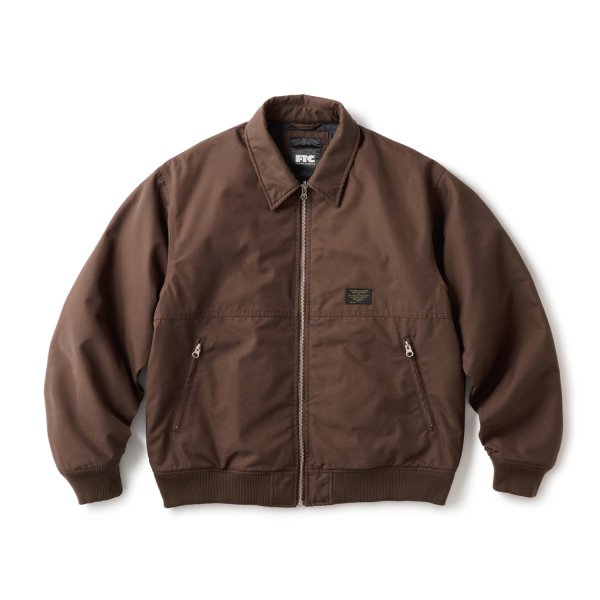 画像1: FTC | TWILL WORK JACKET - BROWN (1)