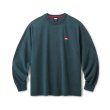 画像1: FTC | PIGMENT DYED SMALL LOGO LS TOP - NAVY (1)