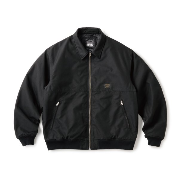 画像1: FTC | TWILL WORK JACKET - BLACK (1)