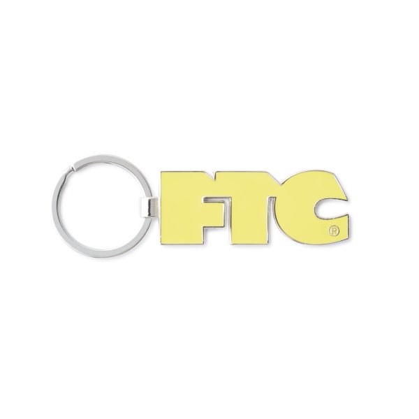 画像1: FTC | METAL KEYCHAIN - NEON YELLOW (1)