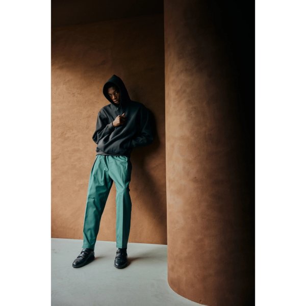 画像4: COMFORTABLE REASON | DAILY WORK SLACKS - WORK GREEN (4)