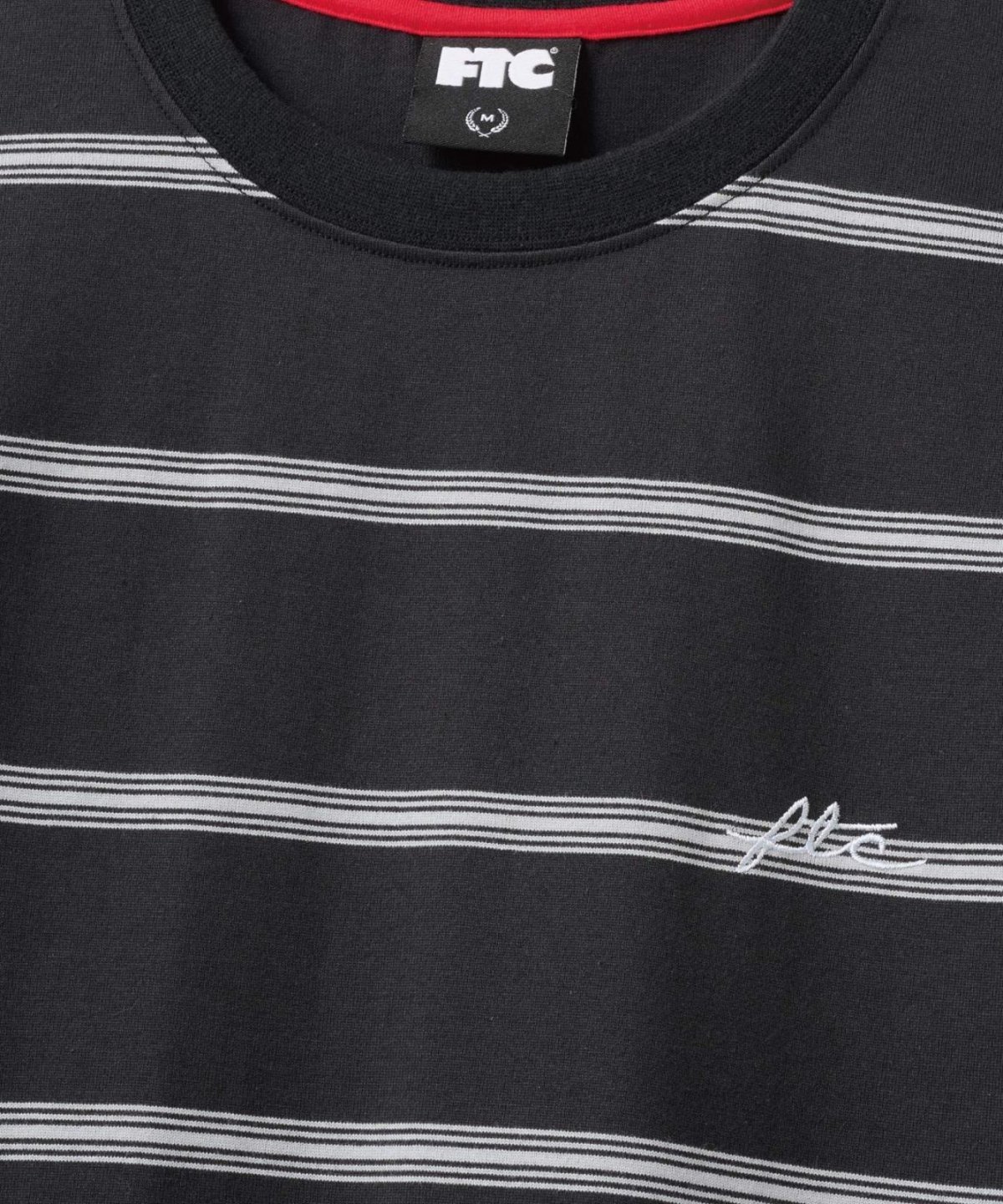 画像2: FTC | STRIPE LS TOP - BLACK (2)