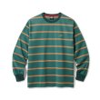 画像1: FTC | STRIPE LS TOP - GREEN (1)