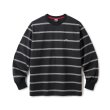 画像1: FTC | STRIPE LS TOP - BLACK (1)