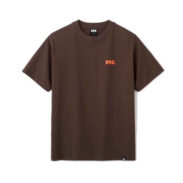画像2: FTC | THE BLOCK TEE Artwork by Mike Giant - BROWN (2)