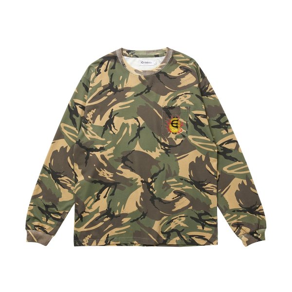 画像1: EVISEN |HYAKKI YAENZU LS TEE - CAMO (1)