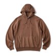 画像1: FTC | CLASSIC COLLEGE APPLIQUE PULLOVER HOODY - BROWN (1)