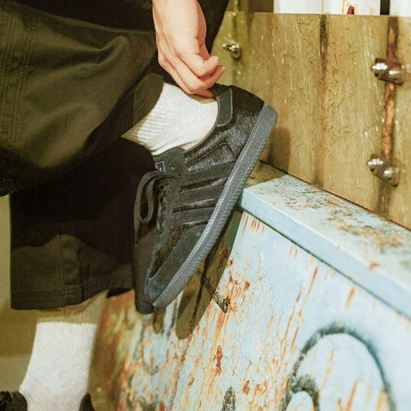 画像2: ADIDAS | SAMBA ADV JP - BLACK/BLACK/BLACK (2)