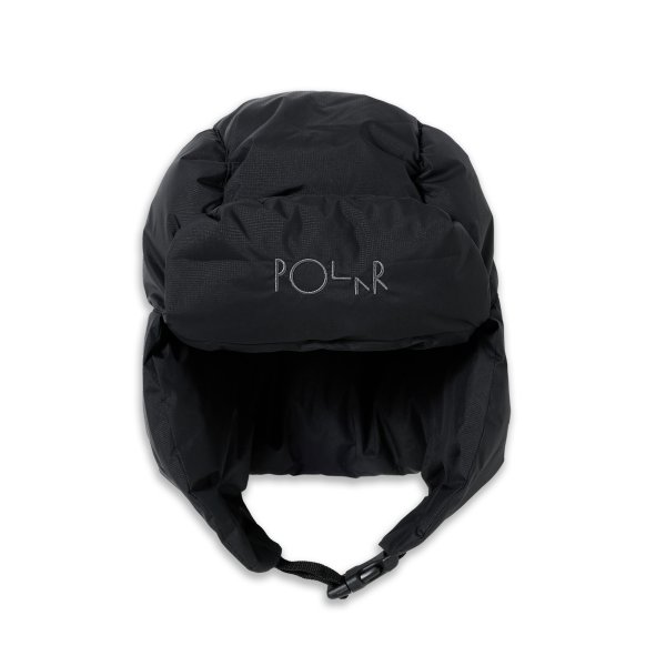 画像1: POLAR SKATE CO. | AILU PUFFER HAT - BLACK (1)