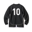 画像2: FTC | PIPING LS SOCCER JERSEY - BLACK (2)