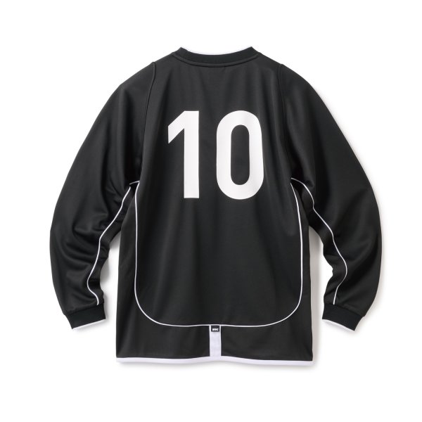 画像2: FTC | PIPING LS SOCCER JERSEY - BLACK (2)